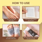 Bee Venom Pain Relief Detox Patches(10 Pcs)  Detox &amp; Slim Effortlessly with Bee Venom Foot Patches!